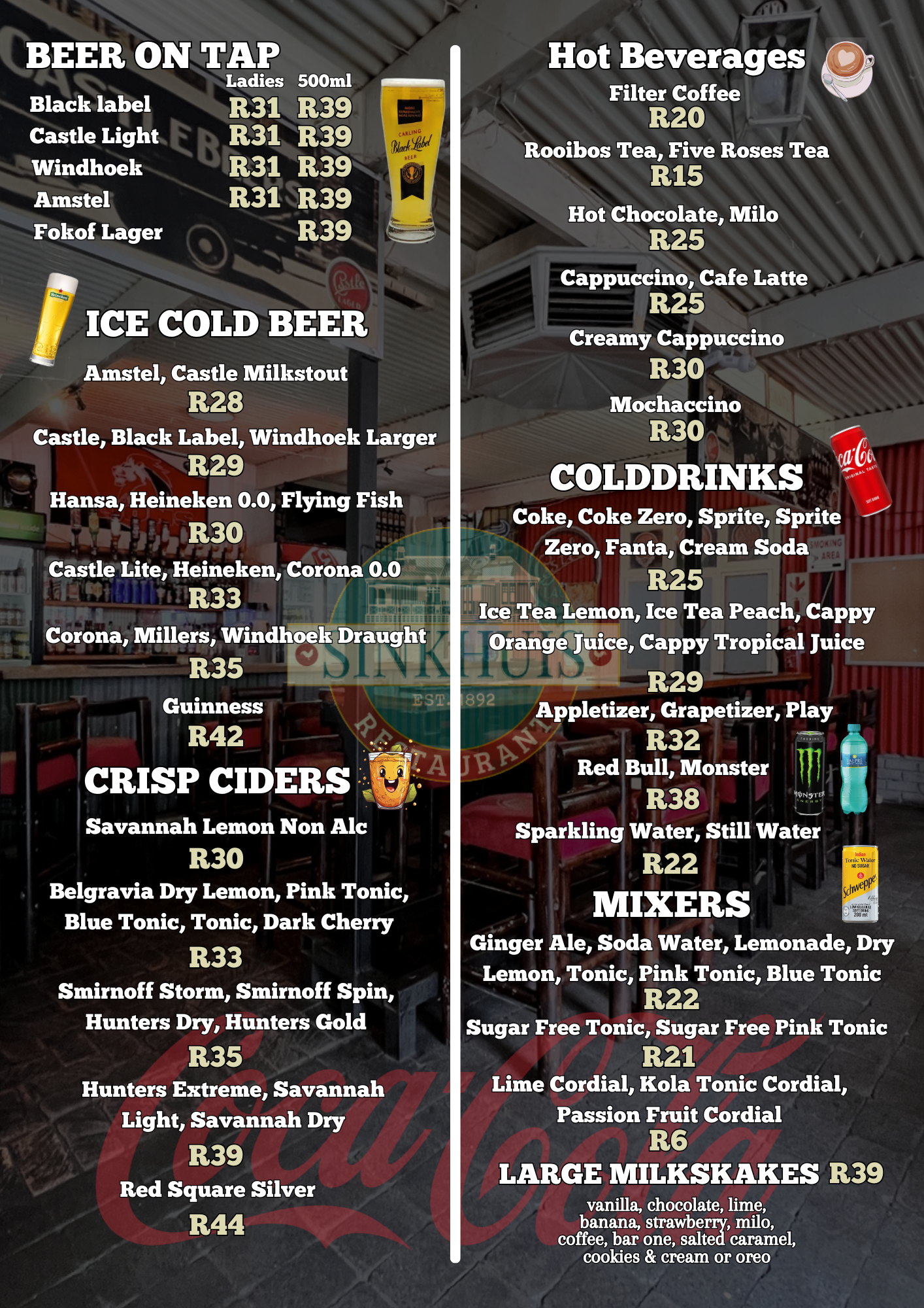 Menu Page